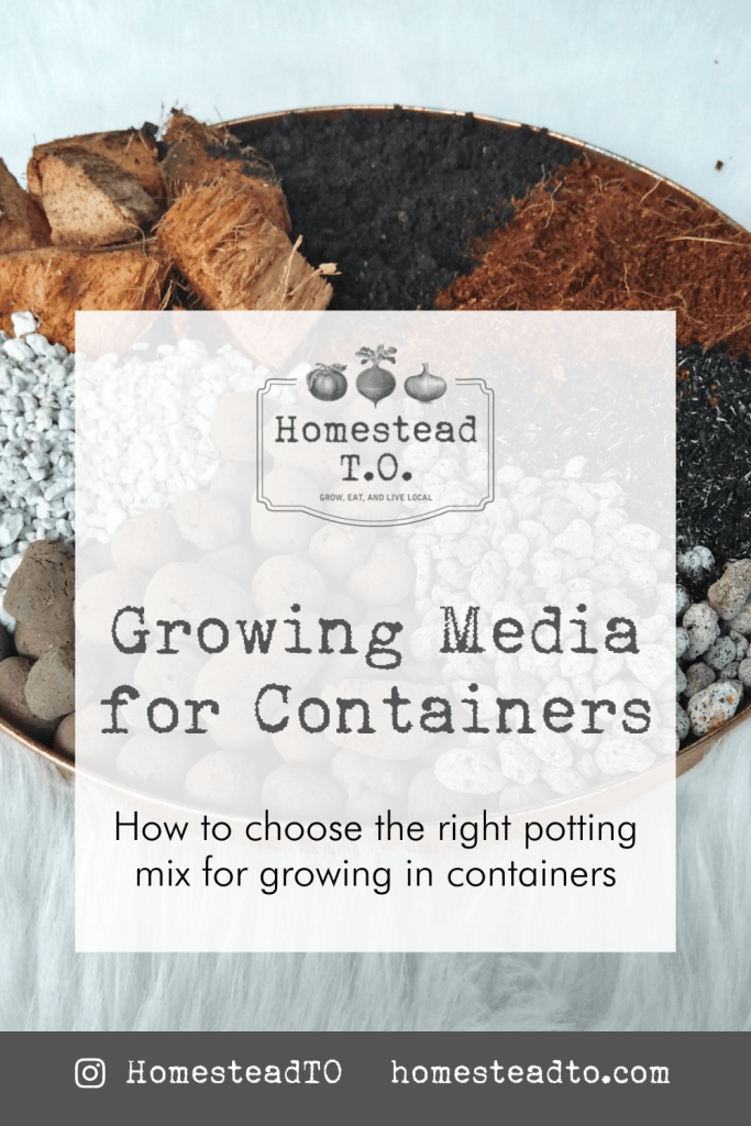 Image linked to our mini gardening guide, Growing Media for Containers: how to choose the right potting mix for growing in containers